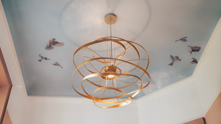 Corbett Lighting Calligraphy Chandelier — 216-43-GL/SS