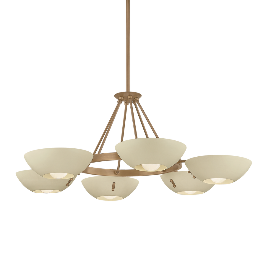 Troy Lighting Alturas Chandelier — F2141-PBR/SSD