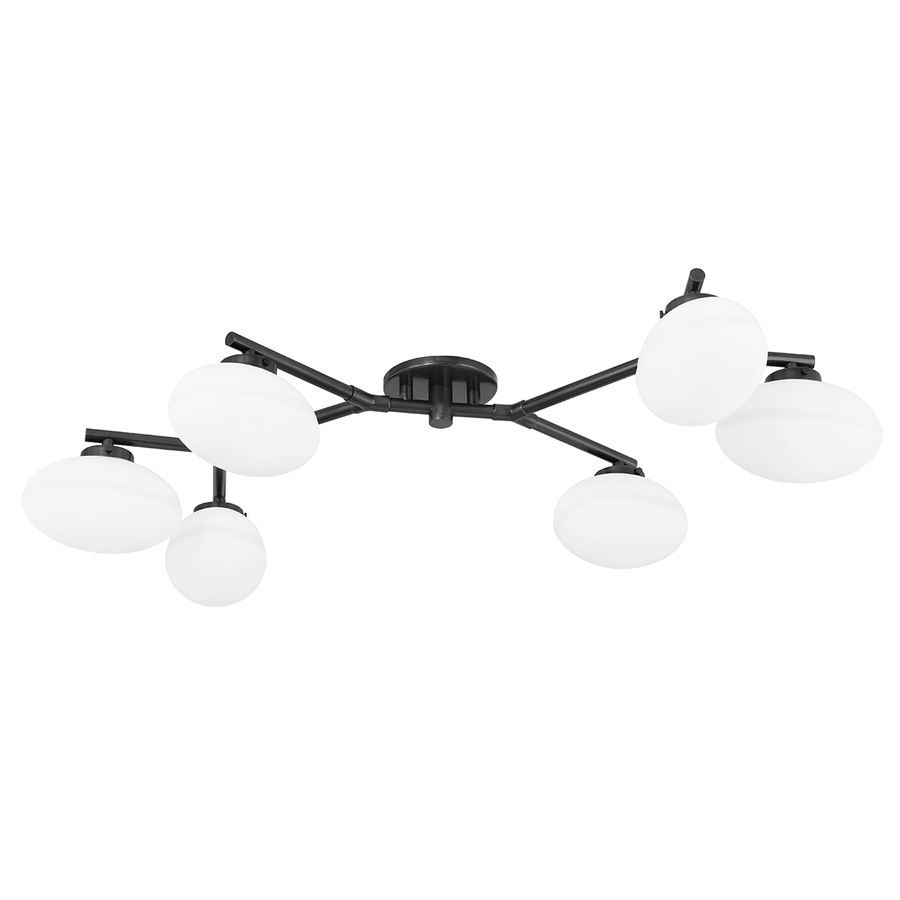 Hudson Valley Lighting Wagner Semi Flush — Old Bronze