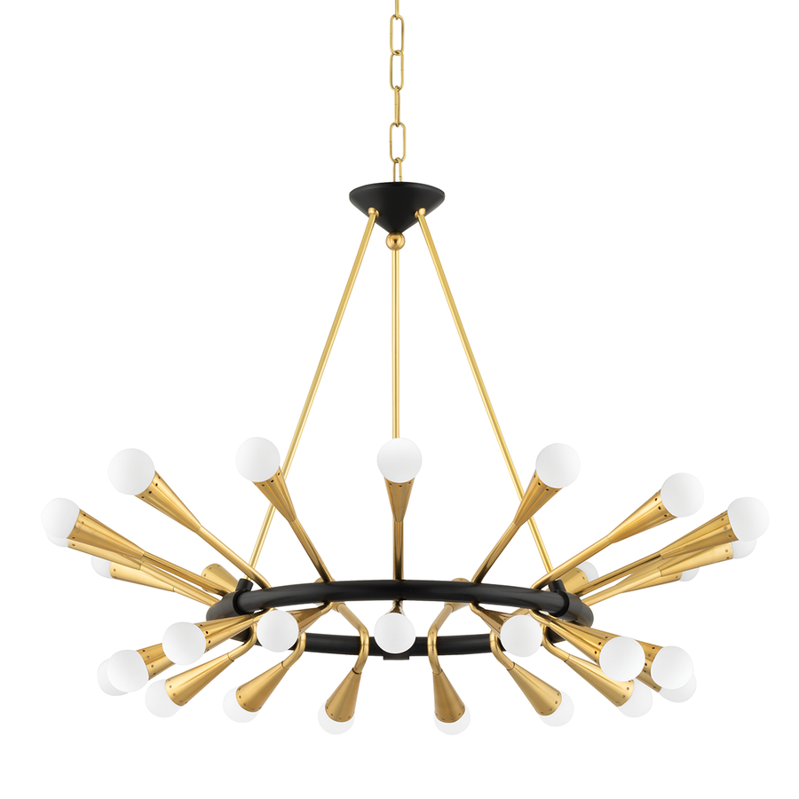 Corbett Lighting Aries Chandelier — 401-30-VPB/BBR