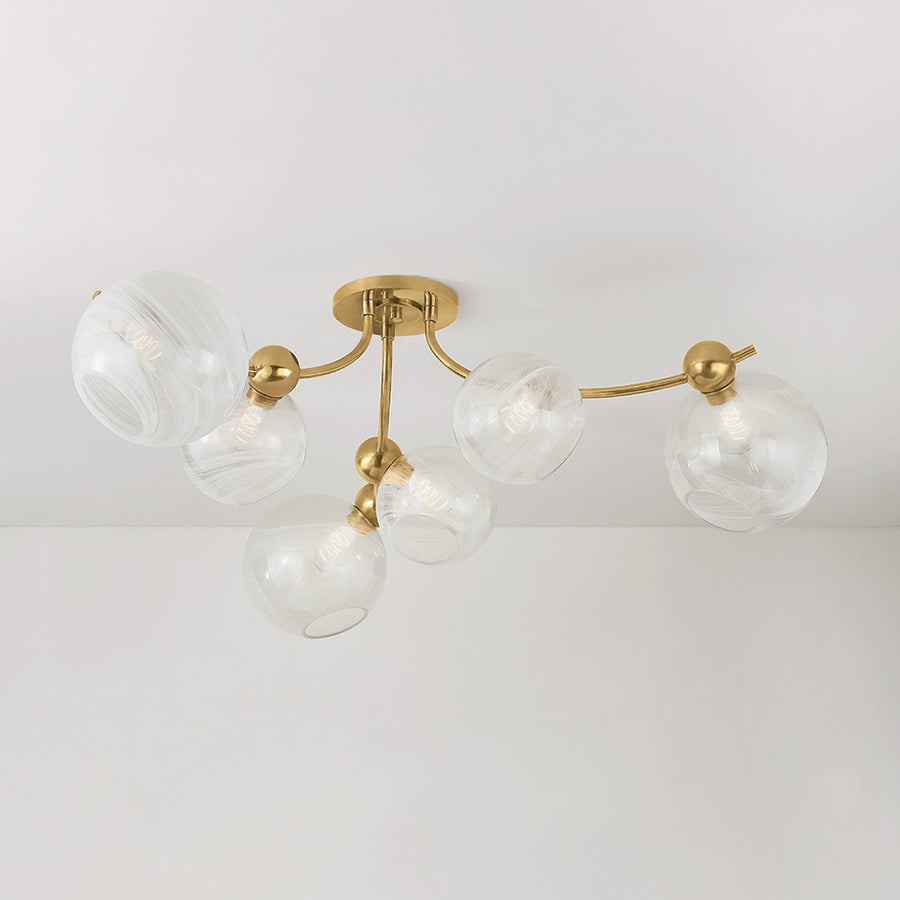 Corbett Lighting ASTRAIA Semi Flush — 450-54-VB