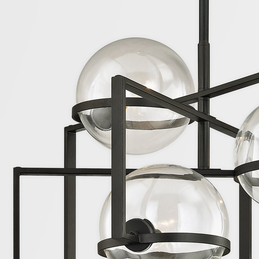 Troy Lighting Elliot Chandelier — F6223-TBK