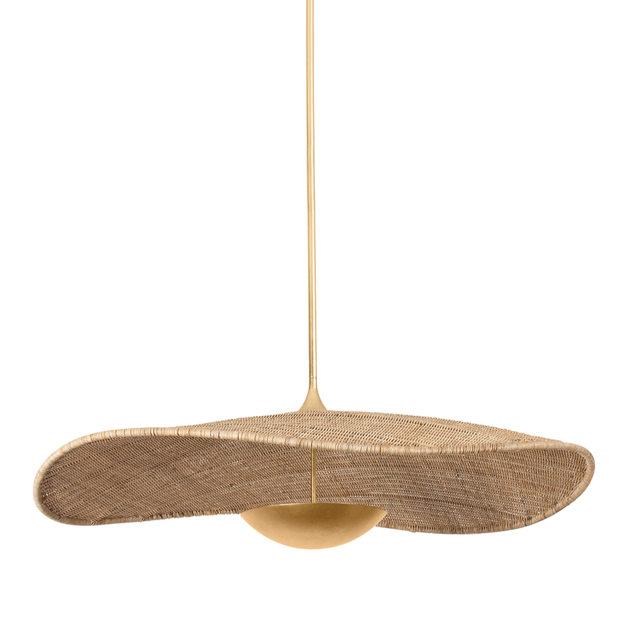 Hudson Valley Lighting SHILOH PENDANT — Vintage Gold Leaf