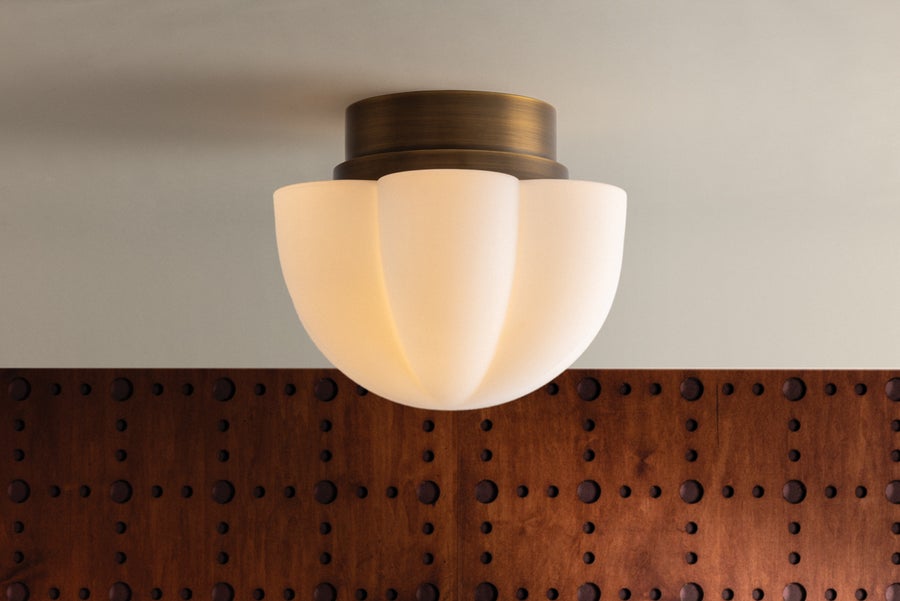 Hudson Valley Lighting SEABROOK Flush Mount — Historic Bronze