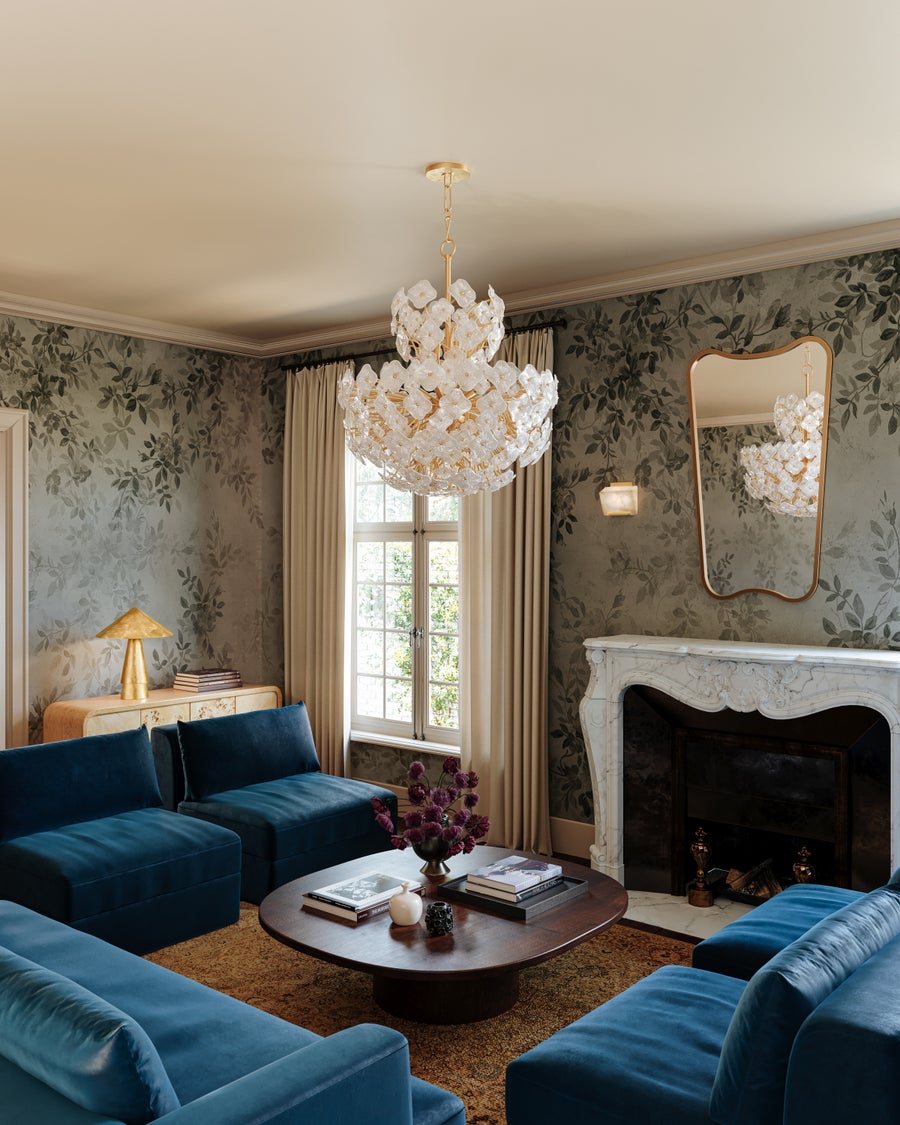 Hudson Valley Lighting BARRYTOWN Chandelier — Vintage Gold Leaf