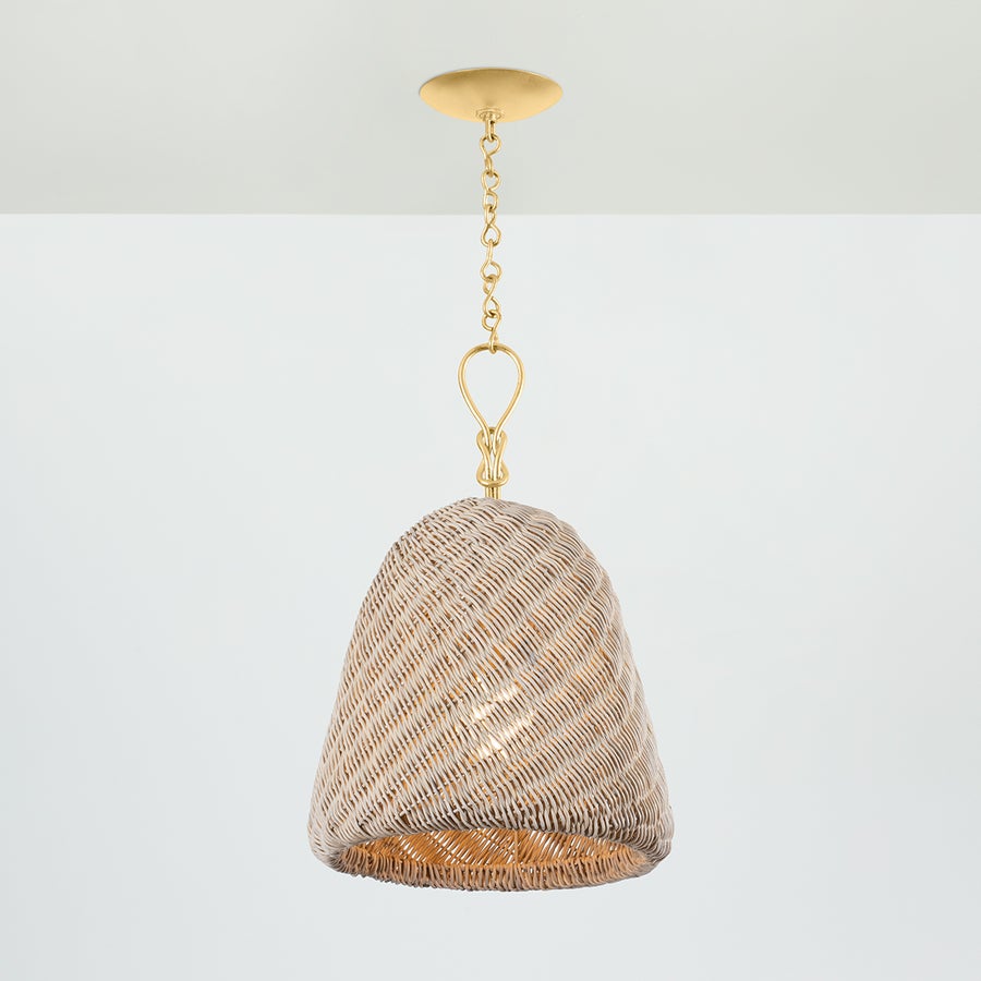 Hudson Valley Lighting REINA Pendant — Gold Leaf