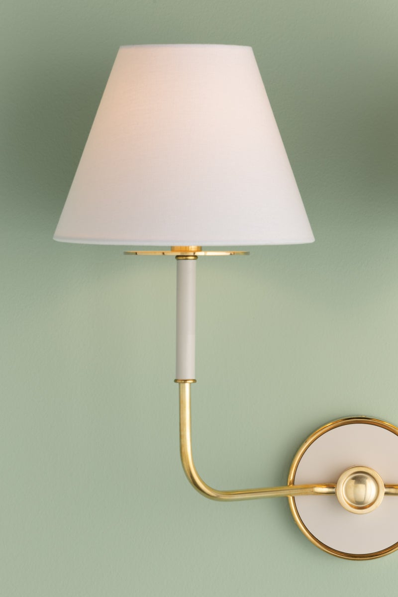 Hudson Valley Lighting Wedgewood Wall Sconce — MDS2201-AGB/OW