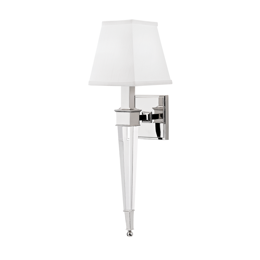 Hudson Valley Lighting Ruskin Wall Sconce — Polished Nickel