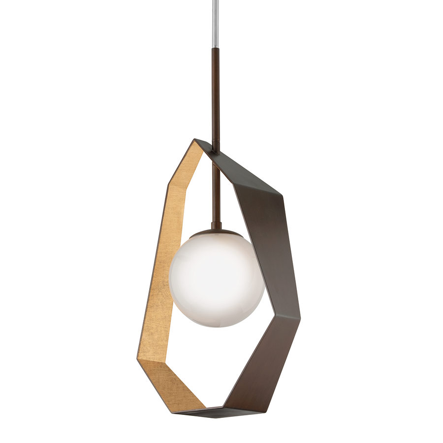 Troy Lighting Origami Pendant — F5524-BRZ/GL/SS