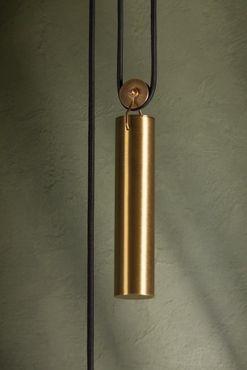 Troy Lighting PLUMMET Pendant — F1618-PBR/SSD