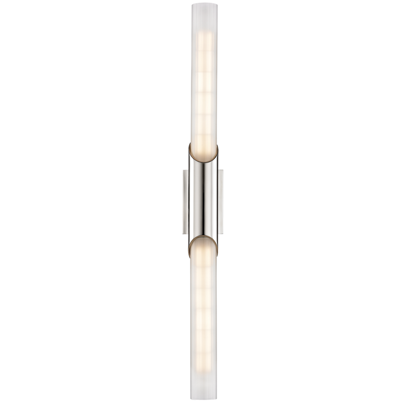 Hudson Valley Lighting Pylon Wall Sconce — Polished Nickel