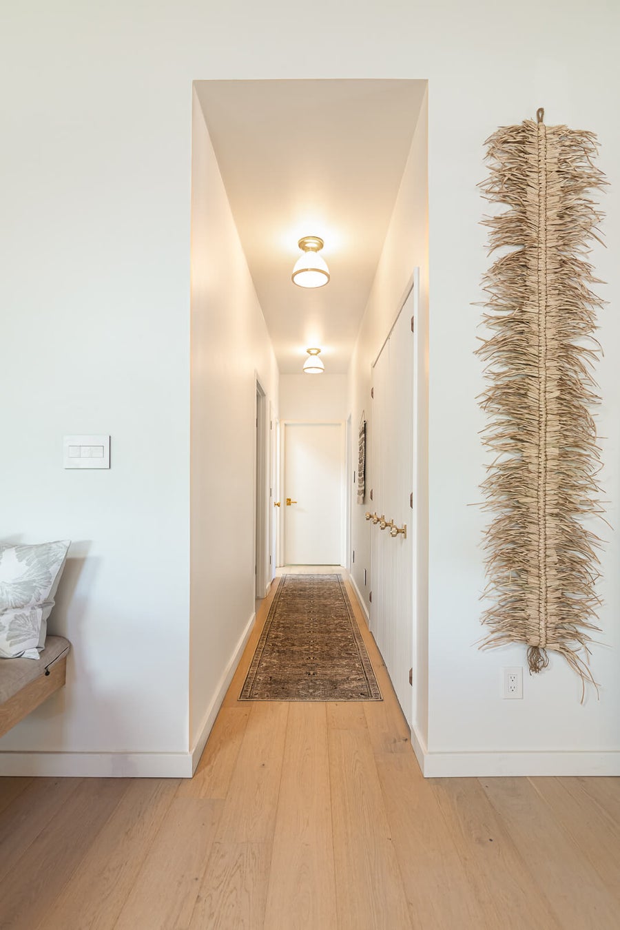 Hudson Valley Lighting Randolph Semi Flush — Aged Brass