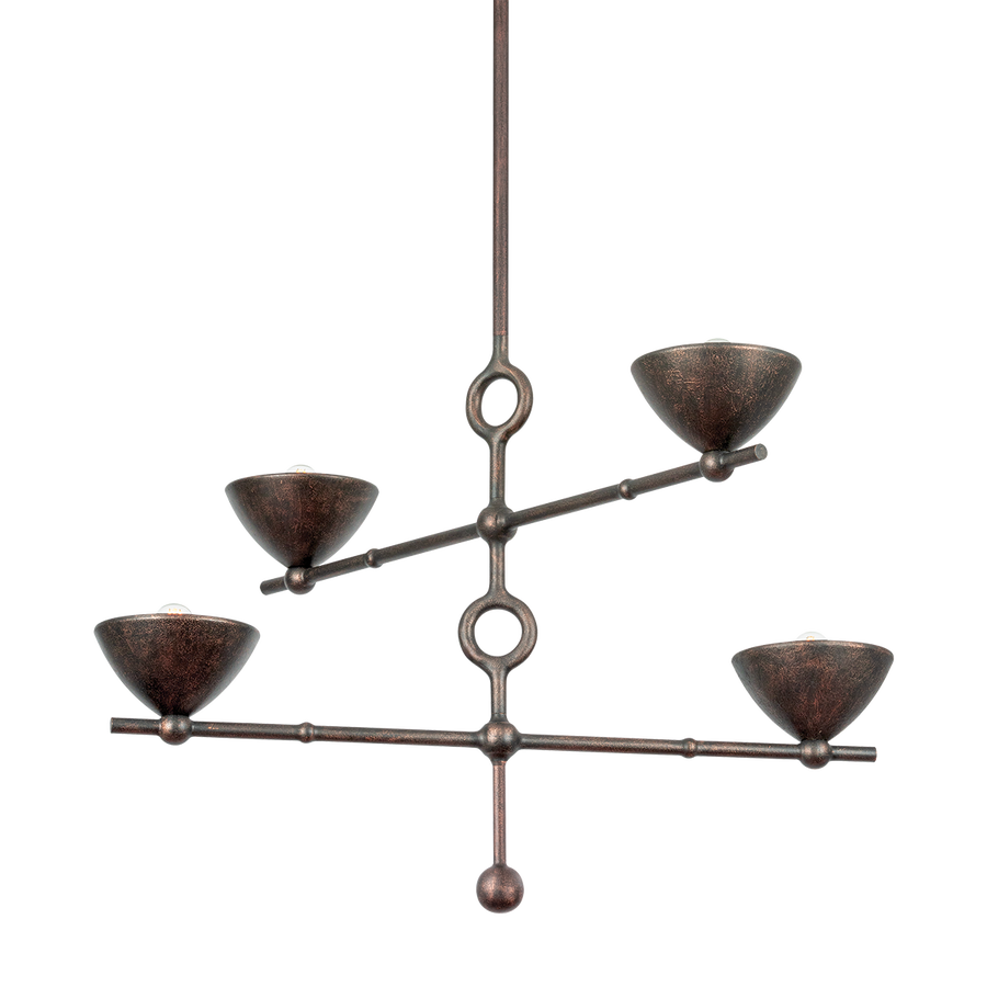 Troy Lighting VISHAL Chandelier — F2338-BPG