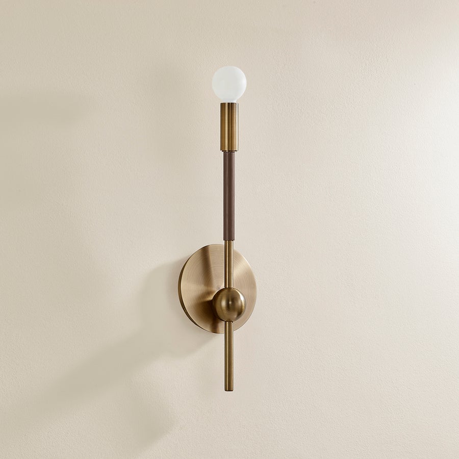 Troy Lighting Obie Wall Sconce — B3018-PBR/BRZ