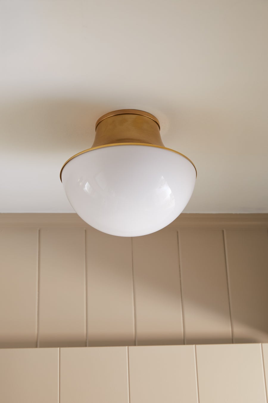 Hudson Valley Lighting Lettie Flush Mount — Aged Brass