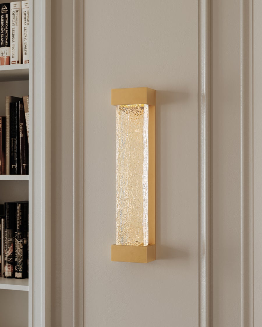 Hudson Valley Lighting Wharton Wall Sconce — Aged Brass