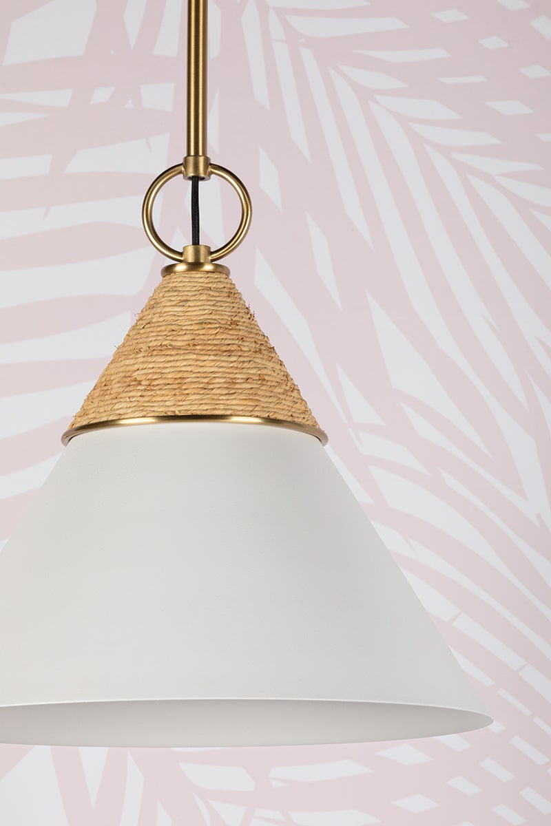 Mitzi Mica Pendant — H709701S-AGB/TWH