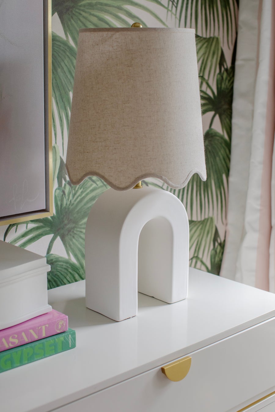 Mitzi Roshani Table Lamp — HL685201-AGB/CMW