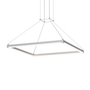 Stix Square Fixtures & Pendants in Bright Satin Aluminum thumbnail