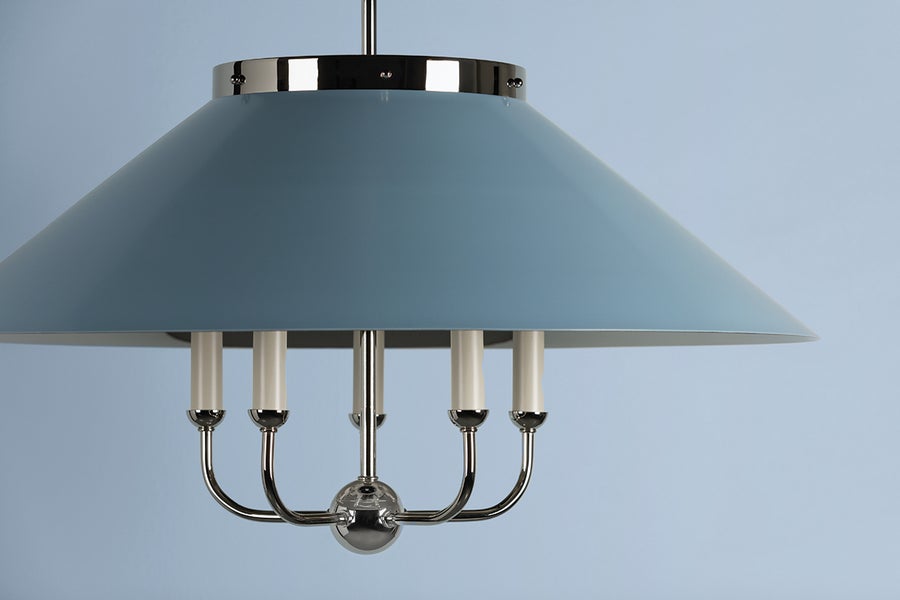 Hudson Valley Lighting CLIVEDON Chandelier — MDS1403-PN/BB