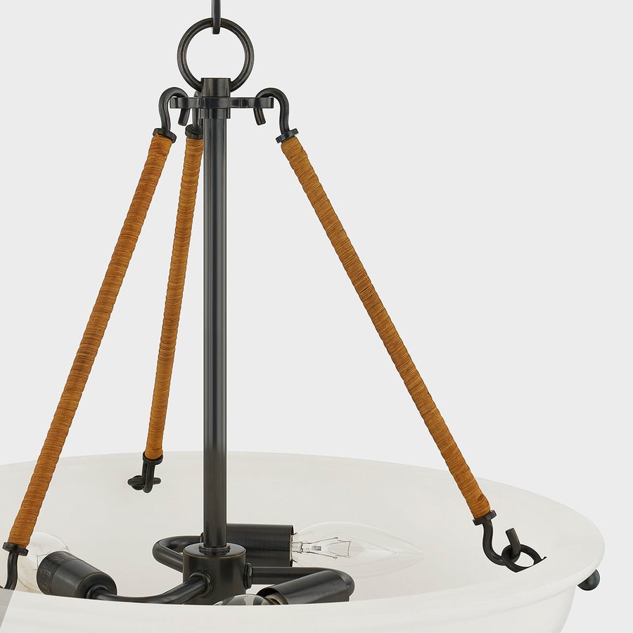 Hudson Valley Lighting SOMERSET Pendant — Distressed Bronze