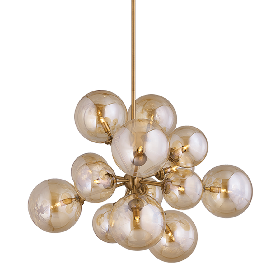 Troy Lighting SANTEE Chandelier — F1027-PBR