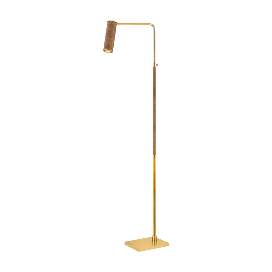 Hudson Valley Lighting NARRAGANSETT Floor Lamp — Aged Brass
