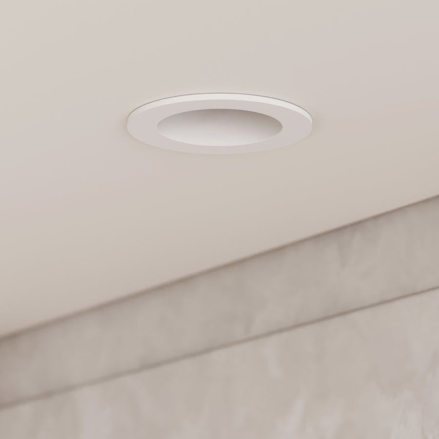 CSL CSL Forme 3" LED Recessed Downlight, Remodel, Round White Trim, 2700K — DLT3RIC-27-RFSTWT