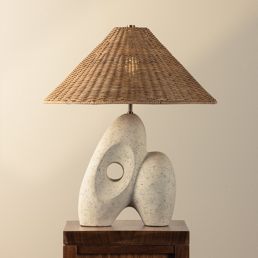 Troy Lighting NAIRN Table Lamp — PTL3425-PBR/CUB