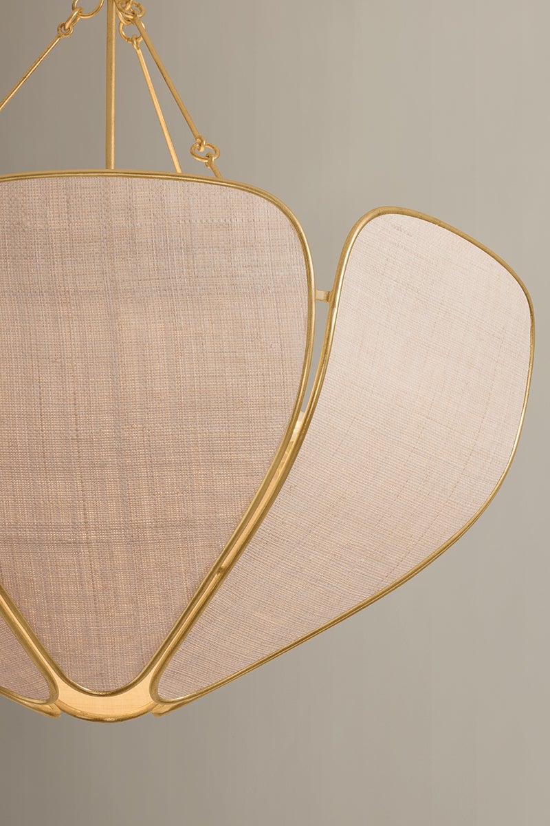 Hudson Valley Lighting Bayville Pendant — Vintage Gold Leaf