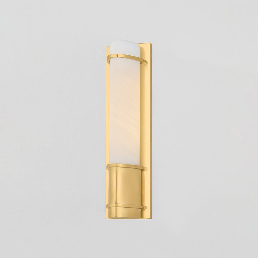 Hudson Valley Lighting TOTTENVILLE Wall Sconce — Aged Brass