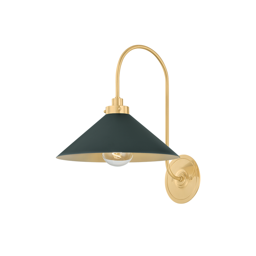 Hudson Valley Lighting Clivedon Wall Sconce — MDS1400-AGB/SSG