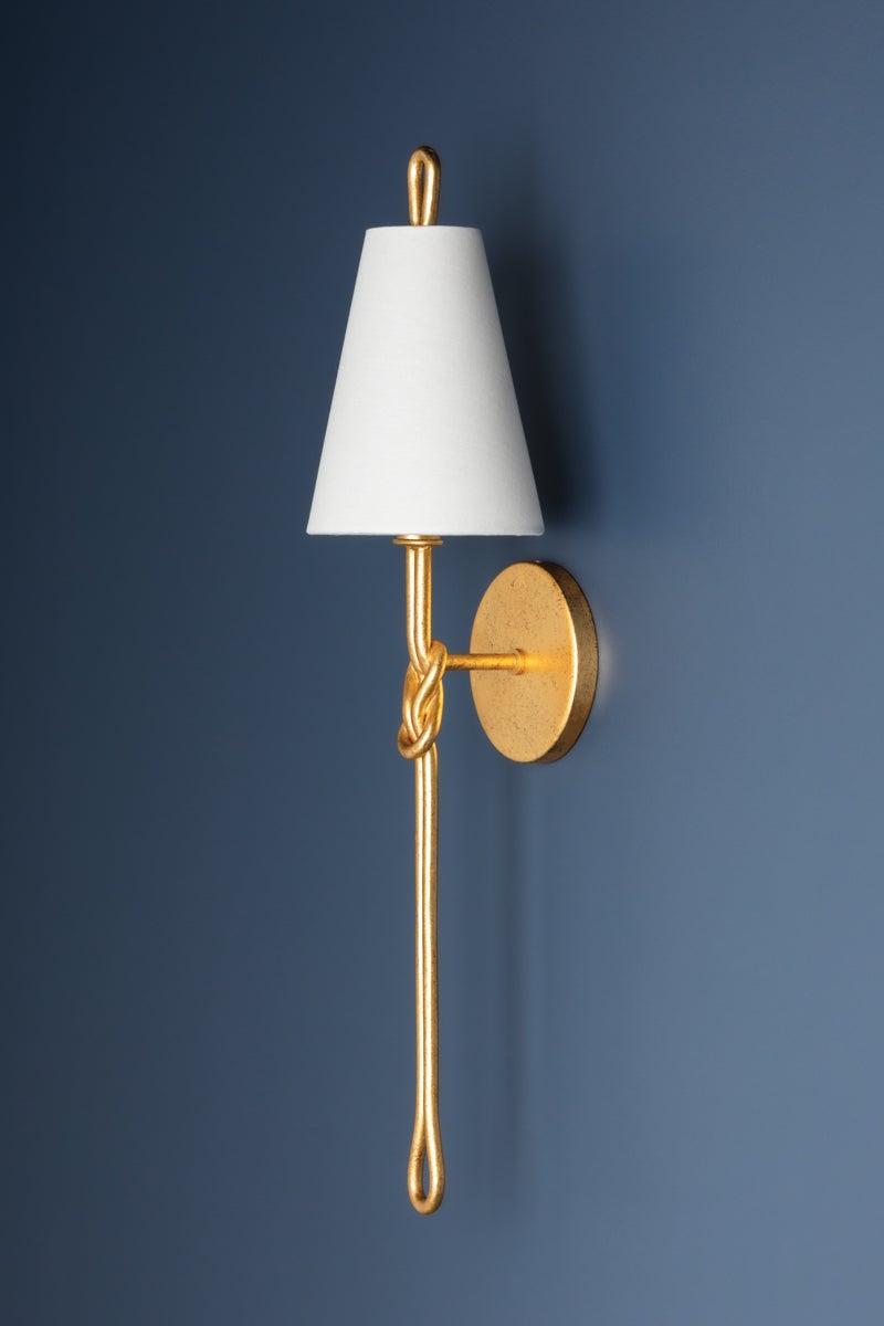 Hudson Valley Lighting ALBURGH WALL SCONCE — Vintage Gold Leaf