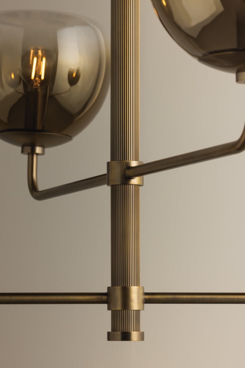 Troy Lighting AUGUST CHANDELIER — F3734-PBR