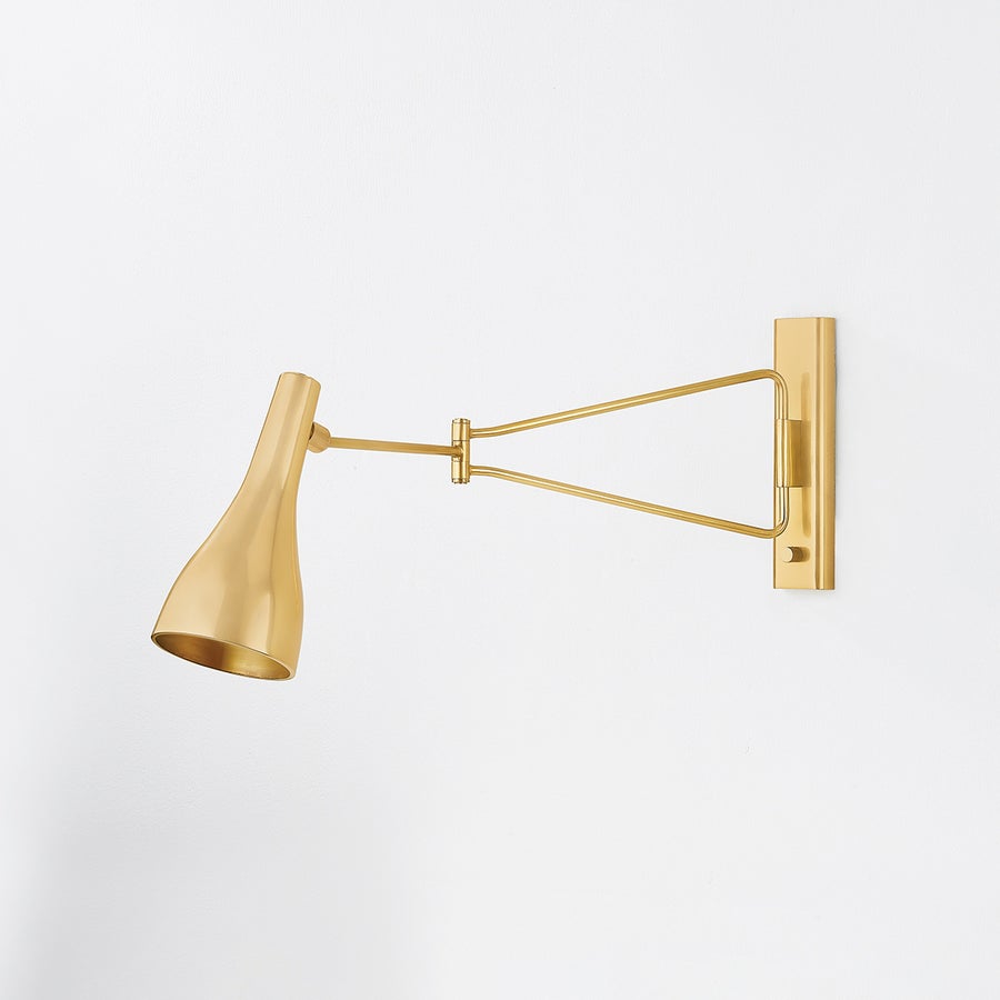 Hudson Valley Lighting NORTHFORD Wall Sconce — Aged Brass