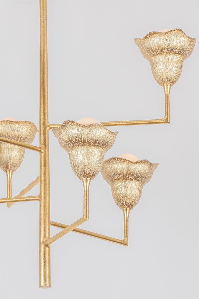 Hudson Valley Lighting ALORA Chandelier — 1286-VGL/GLI