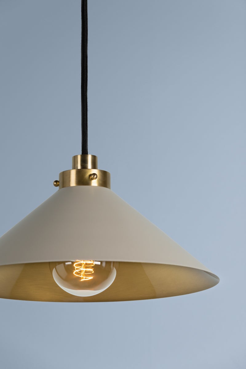 Hudson Valley Lighting CLIVEDON Pendant — MDS1401-AGB/OW