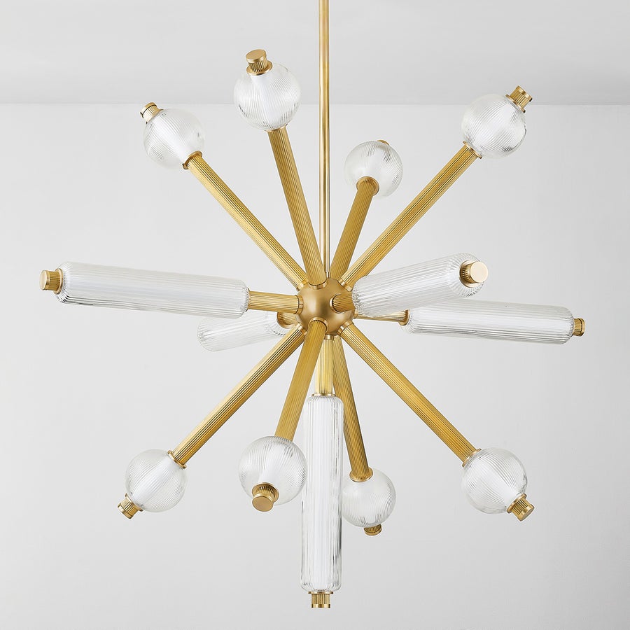 Corbett Lighting ATOM Chandelier — 452-50-VB