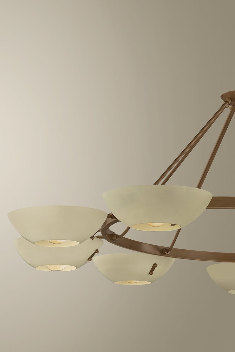 Troy Lighting Alturas Chandelier — F2155-PBR/SSD