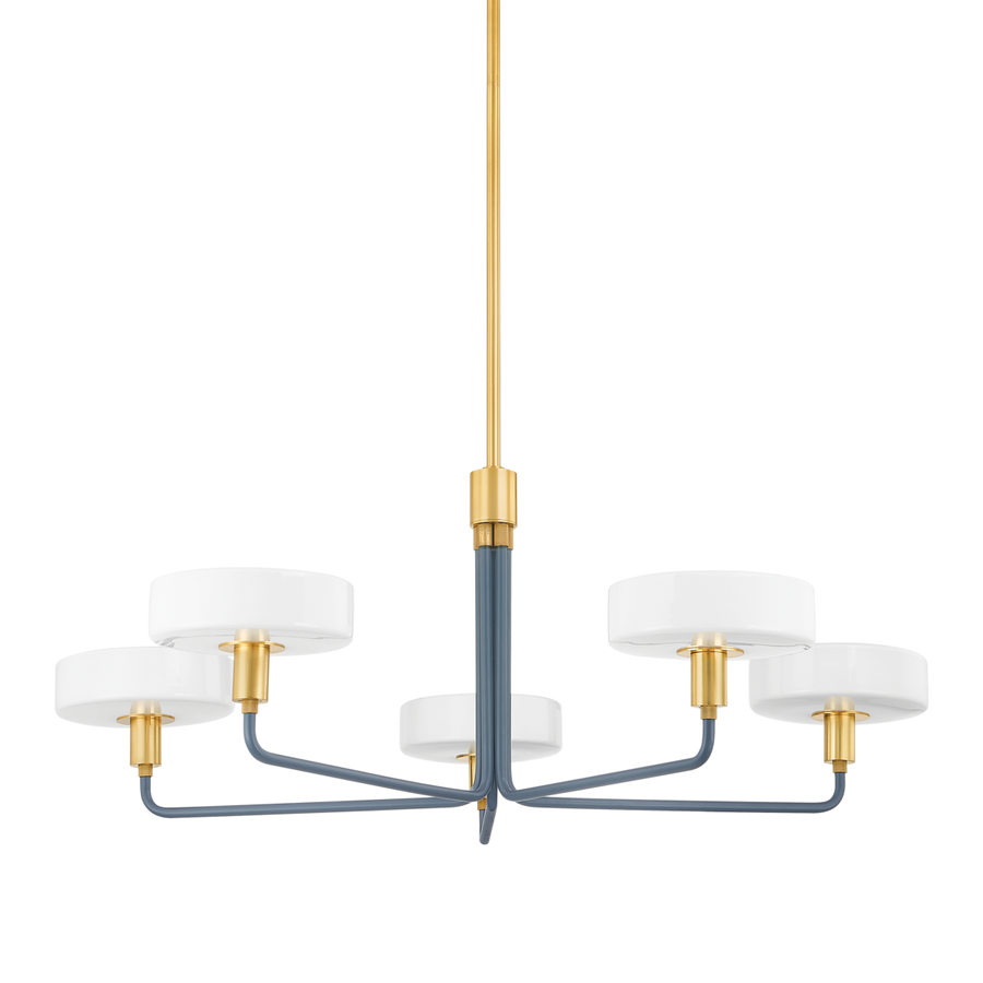 Mitzi Aston Chandelier — H886805-AGB/SBL