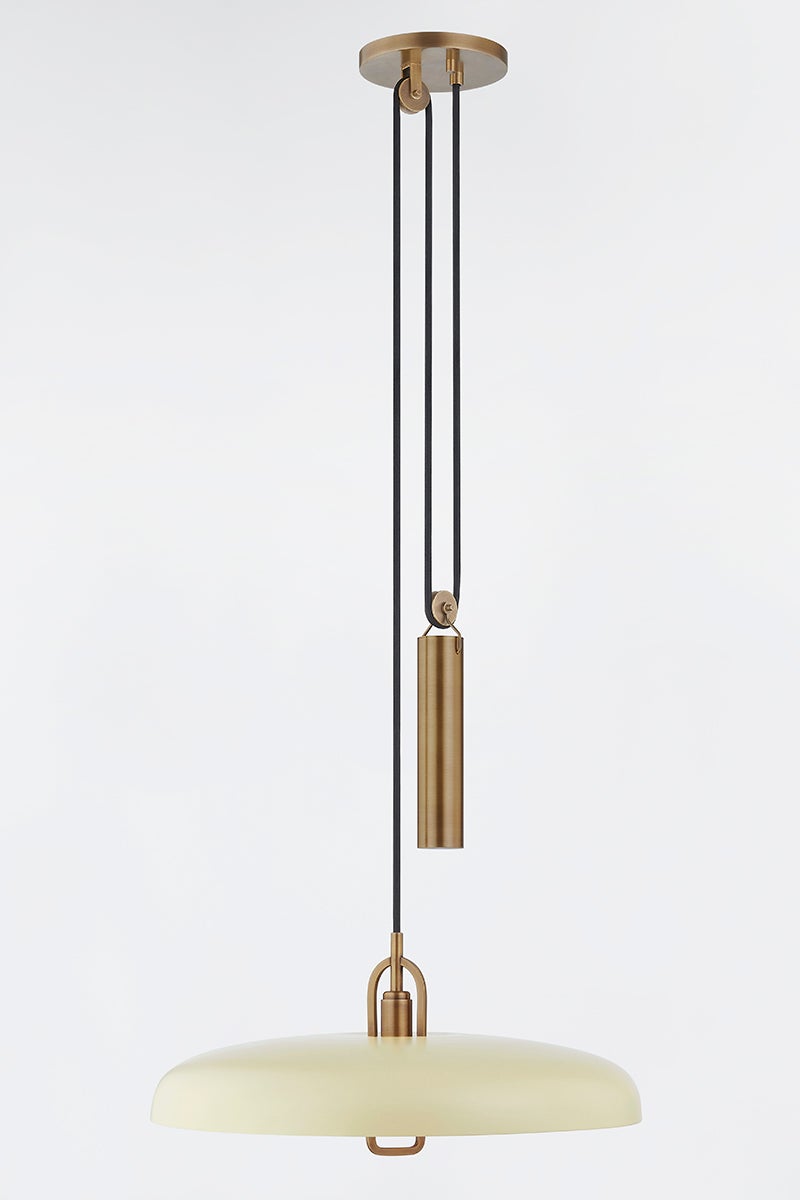 Troy Lighting PLUMMET Pendant — F1618-PBR/SSD