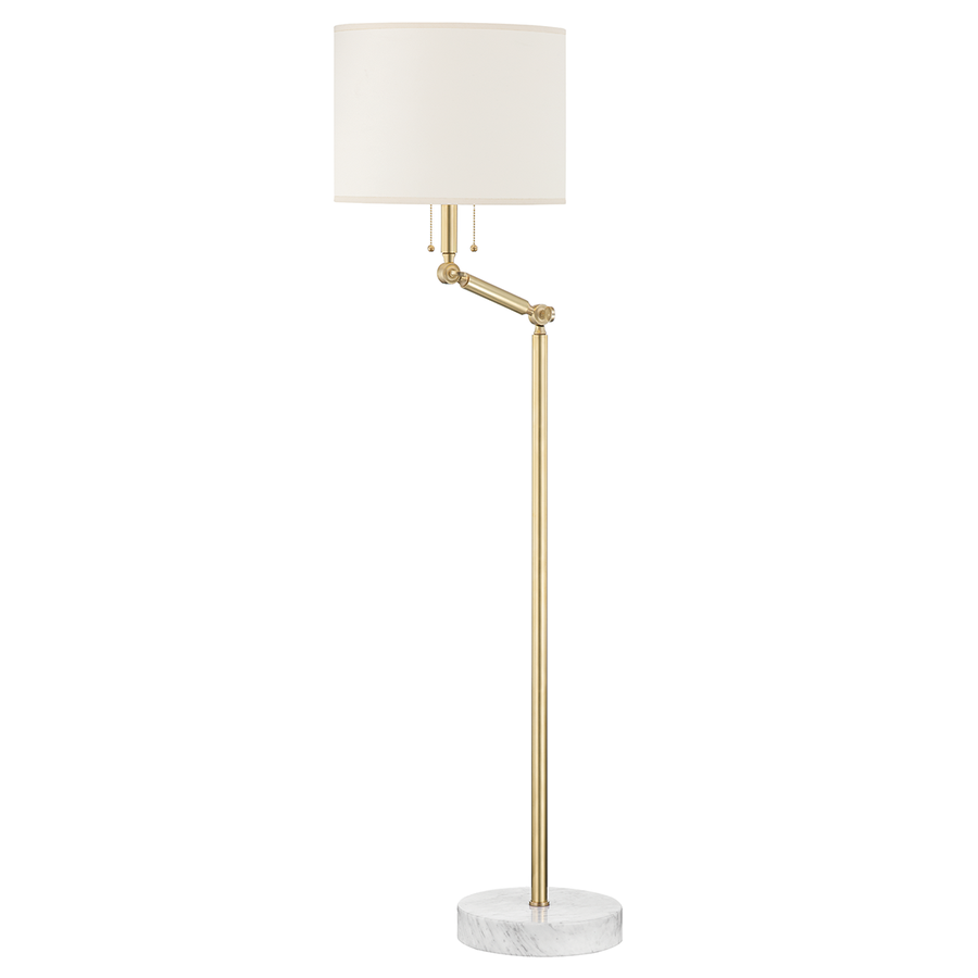 Hudson Valley Lighting Essex Floor Lamp — Aged Brass