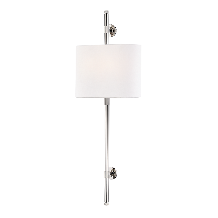 Hudson Valley Lighting Bowery Wall Sconce — Polished Nickel