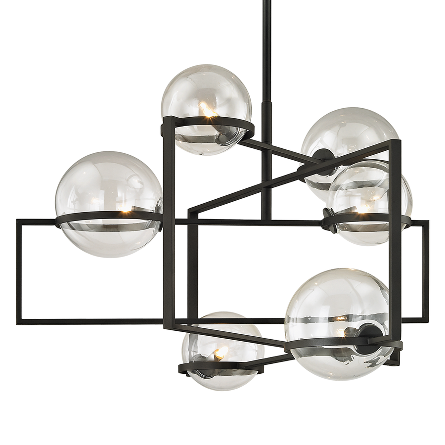 Troy Lighting Elliot Chandelier — F6226-TBK