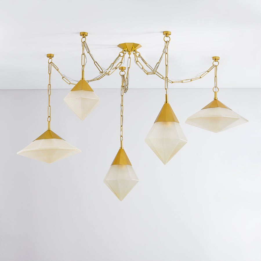 Corbett Lighting ANGELIQUE Chandelier — 383-59-VPB