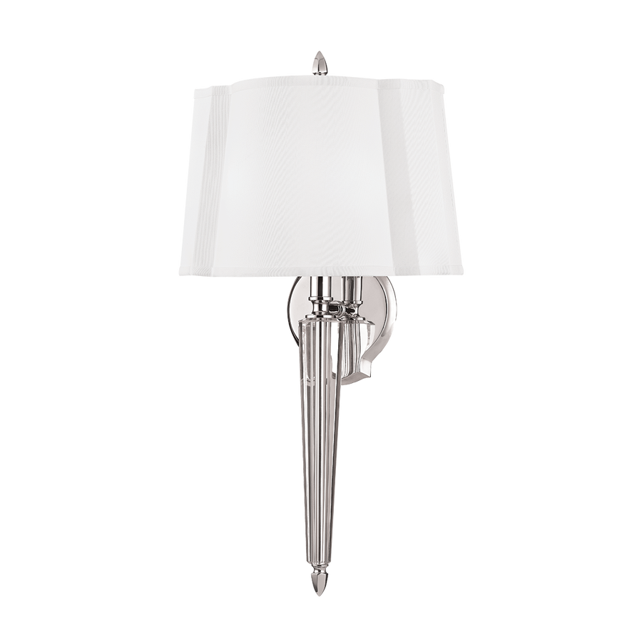 Hudson Valley Lighting Oyster Bay Wall Sconce — Polished Nickel