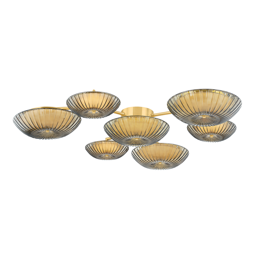 Corbett Lighting BIRMINGHAM Flush Mount — 512-52-VPB