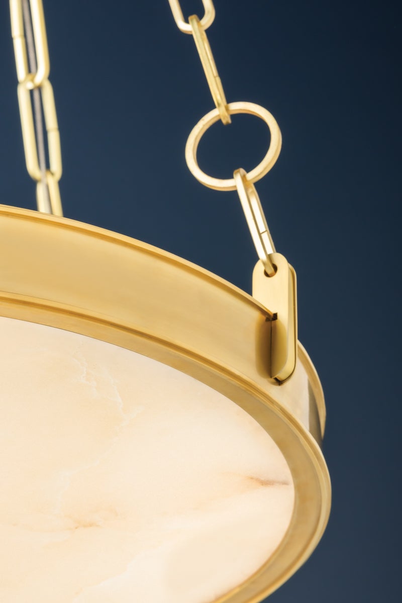 Hudson Valley Lighting Kirby Chandelier — Aged Brass