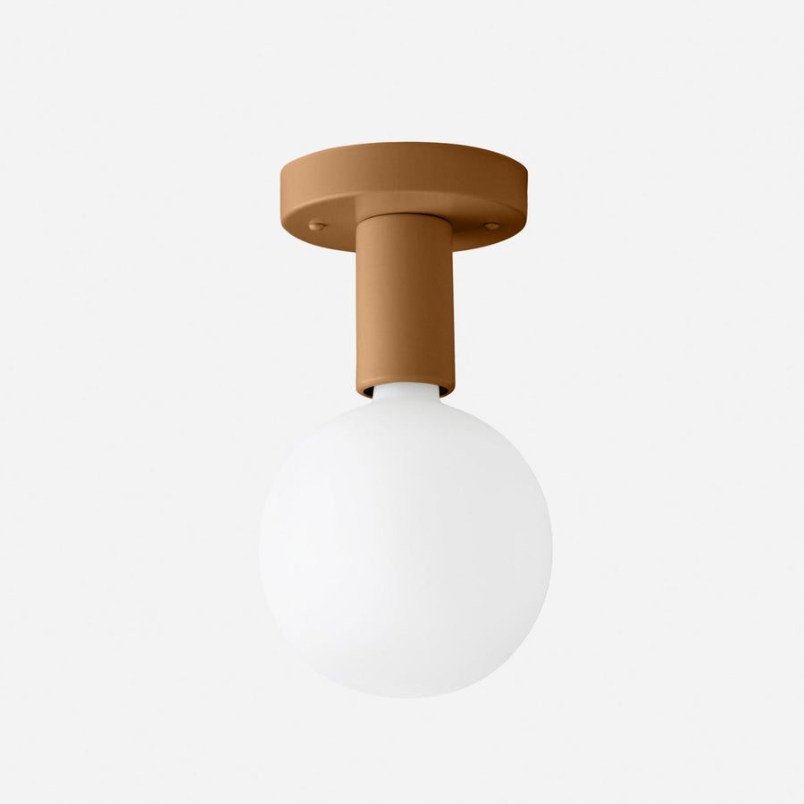 Schoolhouse Cylinder Flush Mount — SH134292-BU-ST