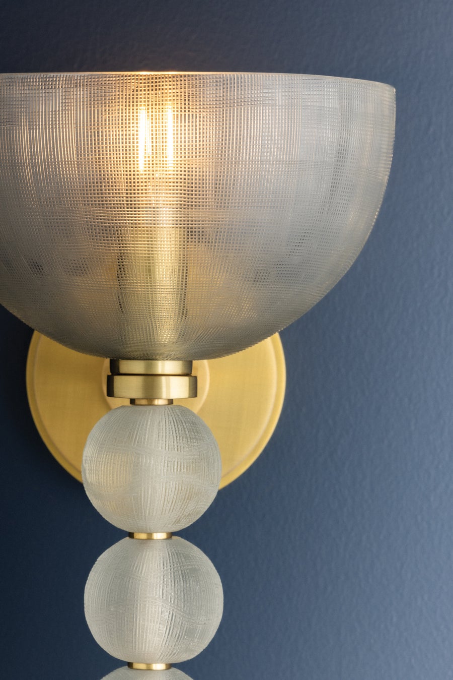 Hudson Valley Lighting Bloomvale Wall Sconce — Aged Brass